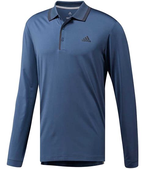 adidas polo lange mouw|Amazon.com: Adidas Long Sleeve Polo Shirts For Men.